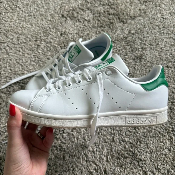 adidas gazelle silver green womens adidas Originals STAN SMITH Stan Smith Men's Women's Sneakers white/gr main image 0